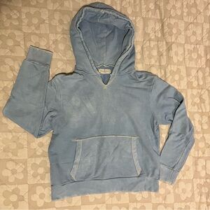 Imogene + Willie Hand Dyed Indigo Hoodie Sweatshirt